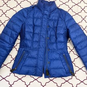 Burberry Royal Blue Puffer Jacket